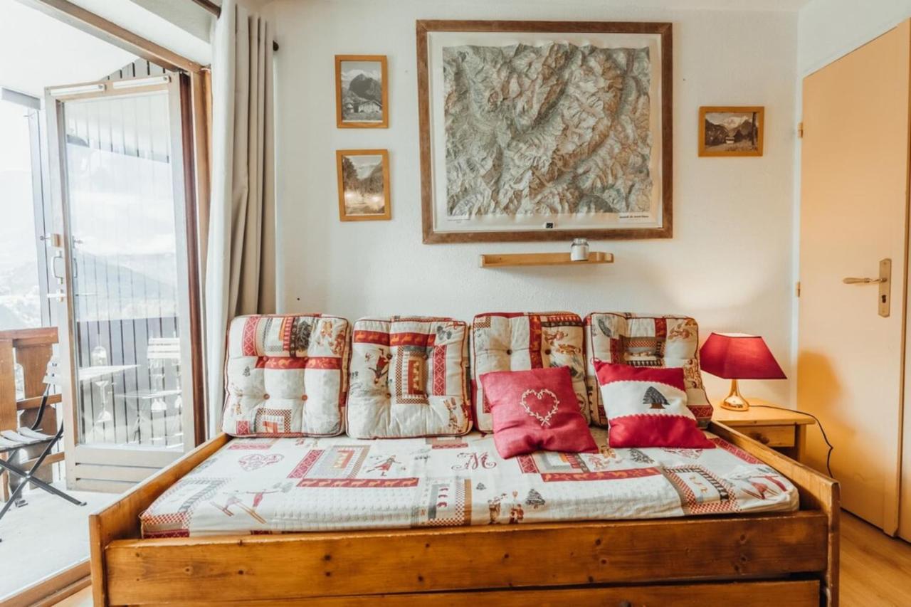 생제르베레뱅 Furnished Studio At The Foot Of The Slopes With A Balcony & Mountains View 아파트 외부 사진
