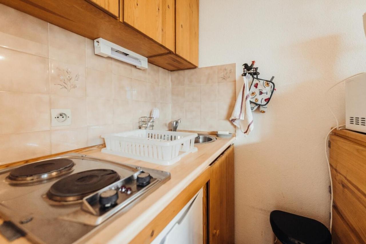 생제르베레뱅 Furnished Studio At The Foot Of The Slopes With A Balcony & Mountains View 아파트 외부 사진