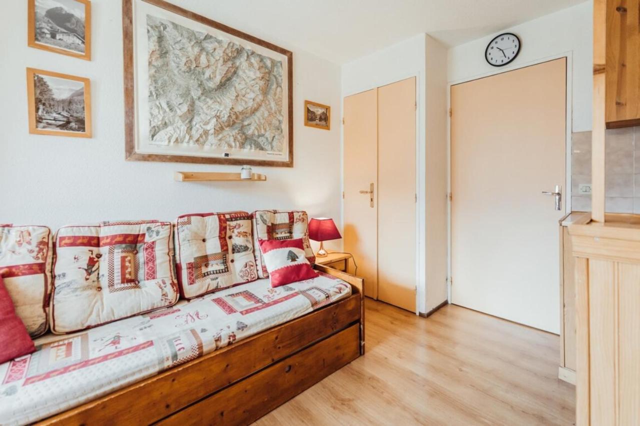 생제르베레뱅 Furnished Studio At The Foot Of The Slopes With A Balcony & Mountains View 아파트 외부 사진